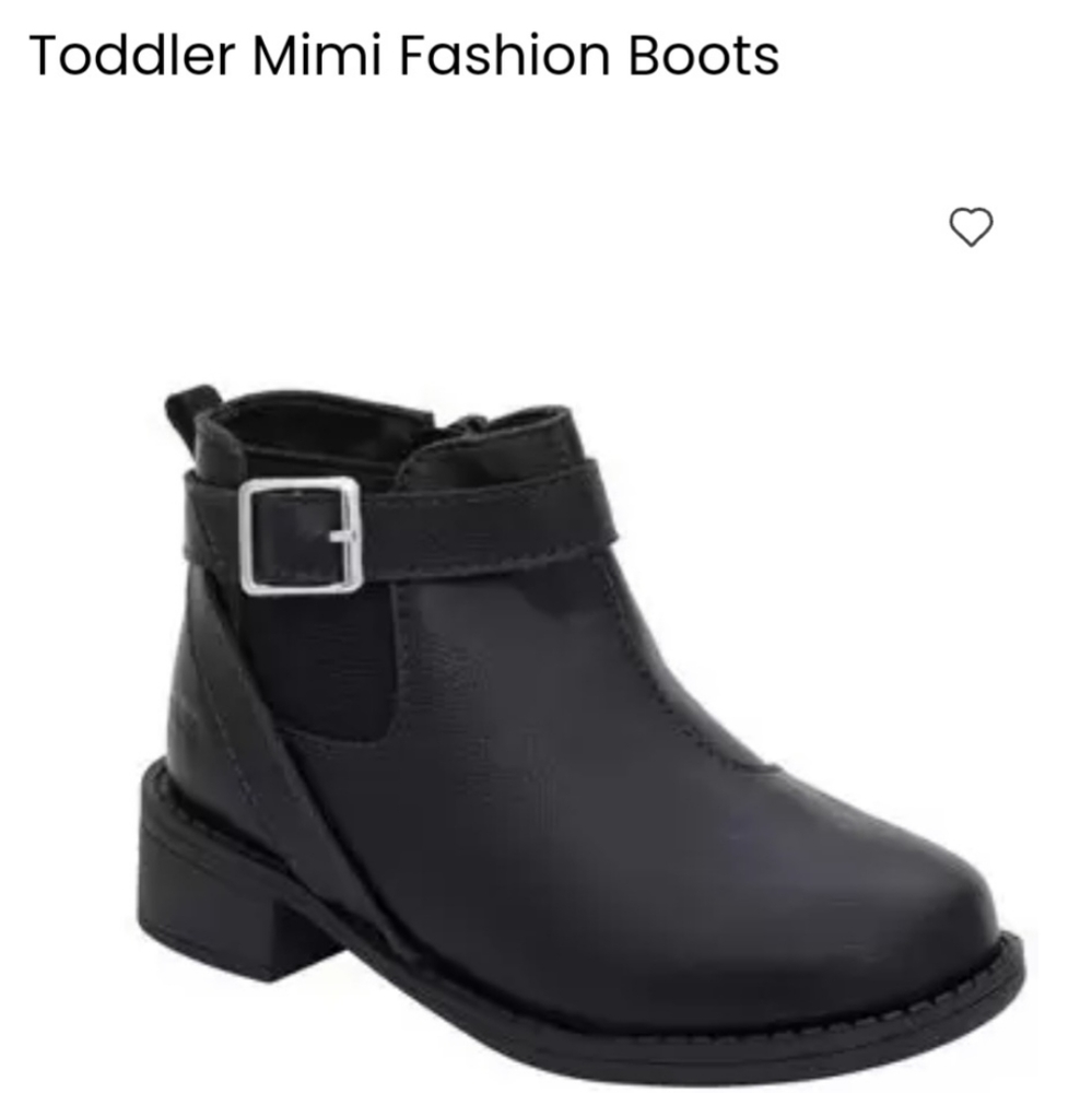 Toddler girls size 6 Osh Kosh Bgosh black boots
